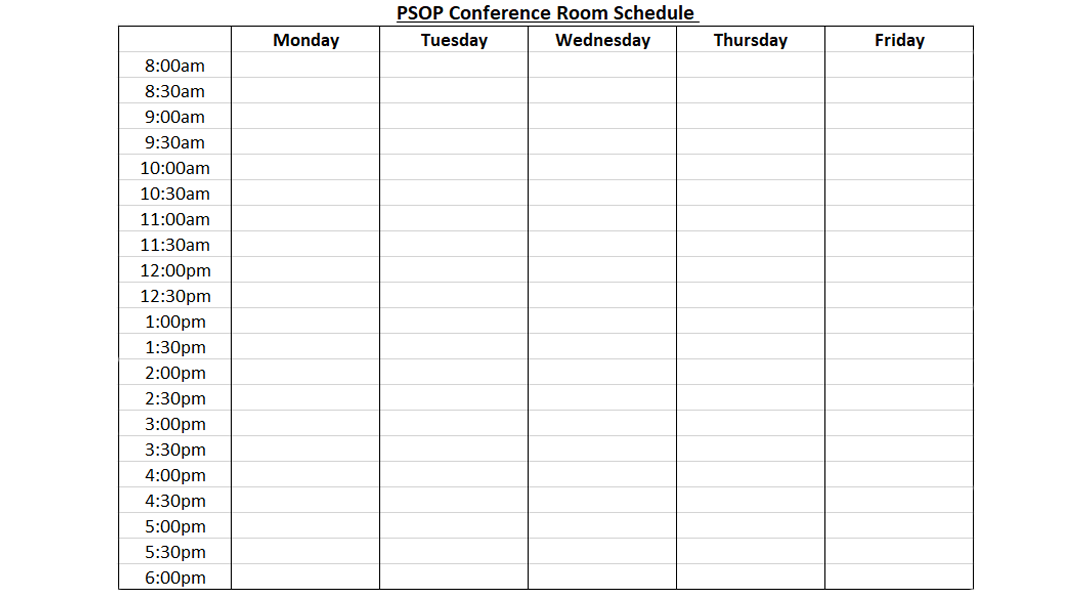 PSOP Room Calendars | Pharmacy Systems Outcomes and Policy | University ...